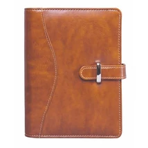 Kalendárium, gyűrűs, betétlapokkal, "S", műbőr, SATURNUS, világosbarna Kalendárium, gyűrűs, betétlapokkal, "S", műbőr, SATURNUS, világosbarna