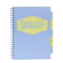 Spirálfüzet, A4, vonalas, 100 lap, PUKKA PAD "Pastel project book", vegyes szín Spirálfüzet, A4, vonalas, 100 lap, PUKKA PAD "Pastel project book", vegyes szín