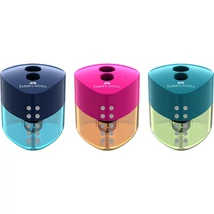 Faber-Castell GRIP dupla hegyező klf. trendi színek  Faber-Castell GRIP dupla hegyező klf. trendi színek