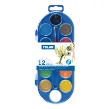 Vízfesték Milan ecsettel 12-es