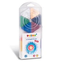 Zsírkréta PRIMO 073TRI12AP háromszög alakú (marok), 12db-os készlet