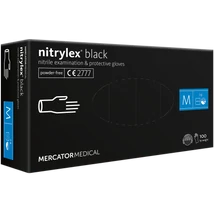 Gumikesztyű nitrylex® black "M"