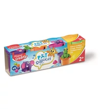 Gyurma készlet, 4x114 g, MAPED CREATIV „Pat Dough Fancy”, vegyes színek Gyurma készlet, 4x114 g, MAPED CREATIV „Pat Dough Fancy”, vegyes színek