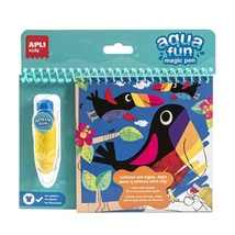 Színezőfüzet, vízbázisú, APLI Kids "Aqua Fun", dzsungel Színezőfüzet, vízbázisú, APLI Kids "Aqua Fun", dzsungel