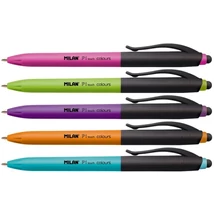 Golyóstoll 1 mm Milan P1 "Stylus" Colours kék