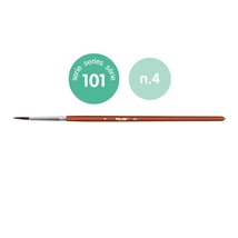 Ecset 4-es póniszőr 12 db/csomag Milan 101