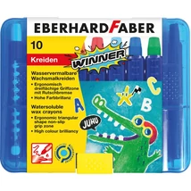 Eberhard Faber zsírkréta készlet 10db-os aquarell műanyag dobozban