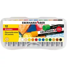 Eberhard Faber olajpasztell kréta készlet 12db-os STUDIO műanyag dobozban