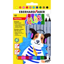 Eberhard Faber filctoll készlet 10db-os KÉTVÉGŰ COLORI