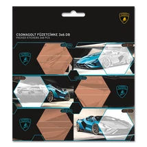 LAMBORGHINI CSOMAGOLT FÜZETCÍMKE (3X6 DB)