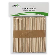 CreArt Fa Spatula Natúr 115x10 mm 50 Darab/Csomag