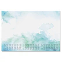 Könyökalátét, 595x410 mm, 3 éves és heti tervezővel, SIGEL "Watercolor Sea"