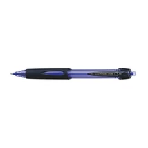Golyóstoll, 0,4 mm, nyomógombos, UNI "SN-220 Powertank", kék