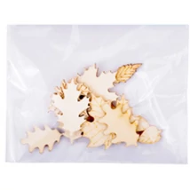 Fa dekoráció, falevél Daco "Timber leaves" natúr