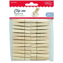 Fa csipesz 24 db/csomag Daco natúr