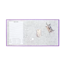 Iratrendező A4, 7,5cm,lapraszerelt, Bluering® Smart lila
