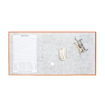 Iratrendező A4, 7,5cm,lapraszerelt, Bluering® Smart narancs