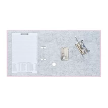 Iratrendező A4, 7,5cm,lapraszerelt, Bluering® Smart rózsaszín
