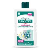 Fertőtlenítő mosógép tisztítószer, 250 ml, SANYTOL "Minden egyben"