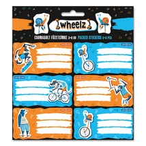 Ars Una Wheelz csomagolt füzetcímke (3x6 db)