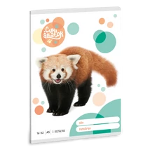 Ars Una Cuki Állatok - Vörös Panda A/5 2. oszt. füzet 16-32