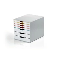 Irattároló, műanyag, 7 fiókos, DURABLE " VARICOLOR® MIX 7", színes