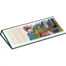 Naptár, asztali, fekvő, CSÍZIÓ "Öko", zöld Naptár, asztali, fekvő, CSÍZIÓ "Öko", zöld