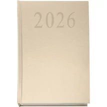 Naptár, tervező, A5, napi, 2026, bézs