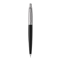 Nyomósirón, 0,5 mm, ezüst színű klip, PARKER "Royal Jotter", fekete