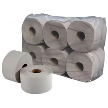 Toalettpapír, 1 rétegű, nagytekercses, 130 m, 19 cm átmérő, "Vella", natúr