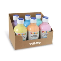 Tempera PRIMO 6x300ml, finomkihúzóval 2002BRPASS pasztell készlet
