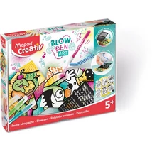 Fújós filctoll készlet, MAPED CREATIV, "Blow pen Art", csíkozás Fújós filctoll készlet, MAPED CREATIV, "Blow pen Art", csíkozás