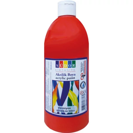 Akrilfesték Südor 500 ml, piros
