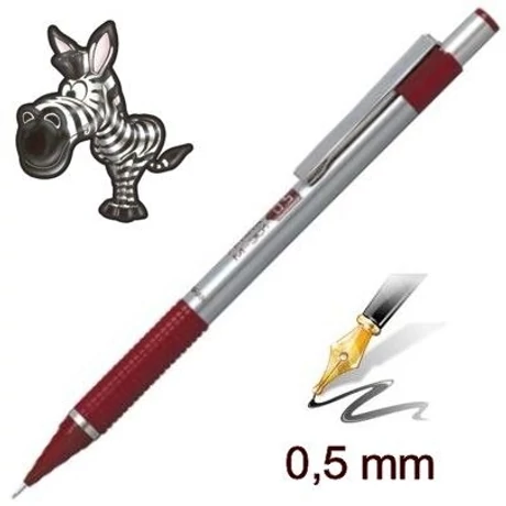 Zebra M-301 nyomósiron bordó fém testtel gumírozott fogóval