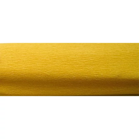 Krepp papír 50x200 cm, arany sárga