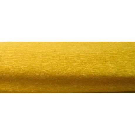 Krepp papír 50x200 cm, arany sárga