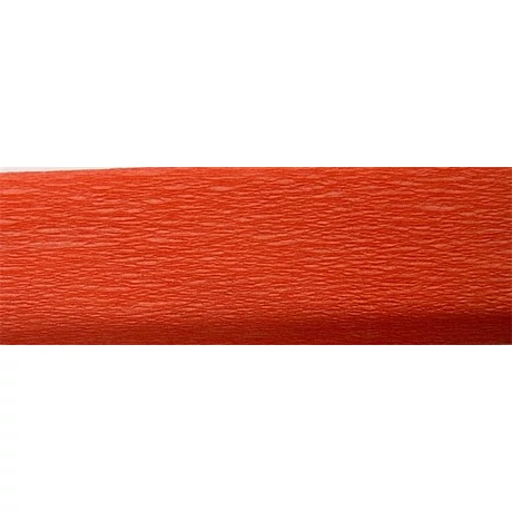 Krepp papír 50x200 cm, narancs vörös