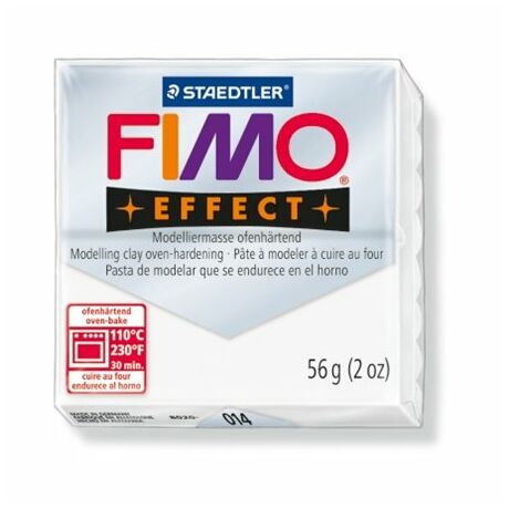Gyurma, 56 g, égethető, FIMO "Effect", áttetsző
