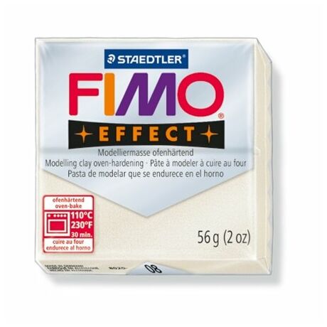 Gyurma, 56 g, égethető, FIMO "Effect", metál gyöngyház