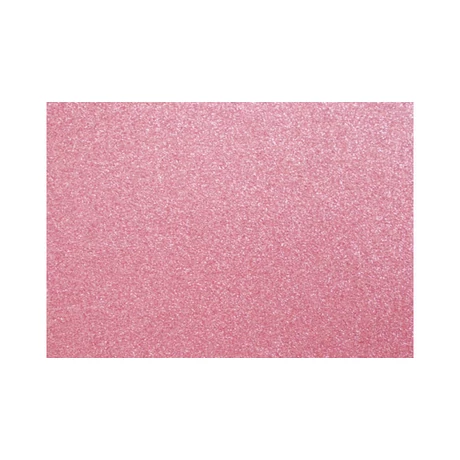 Cre Art öntapadó csillámos dekorgumi lap, A/4, 2 mm, pasztell rózsaszín