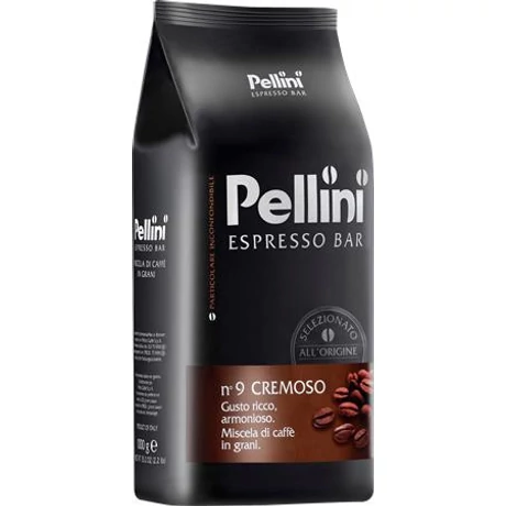 Kávé, pörkölt, szemes, 1000 g, PELLINI "Cremoso"