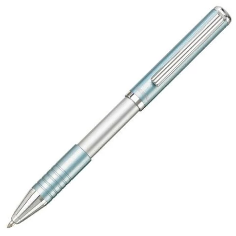 Zebra SL-F1 összetolható elegáns fém golyóstoll jégkék. Díszdobozban