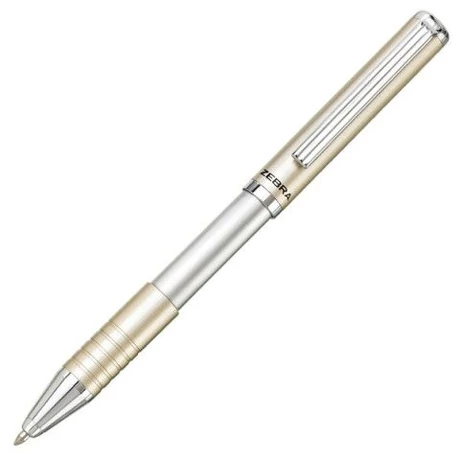 Zebra SL-F1 összetolható elegáns fém golyóstoll metál ezüst. Díszdobozban