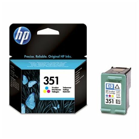 Tintapatron DeskJet D4260, OfficeJet J5780 nyomtatókhoz, HP 351 színes, 3,5ml