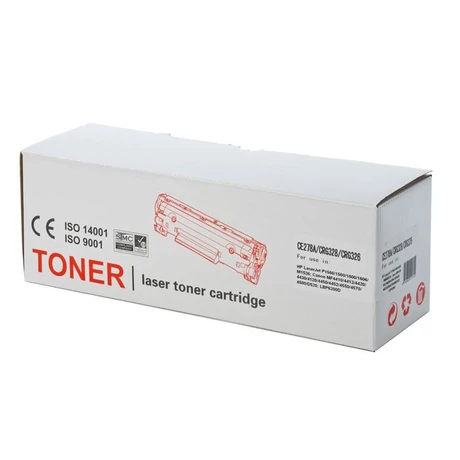 CE278A/CRG728 lézertoner, univerzális, TENDER, fekete, 2,1k