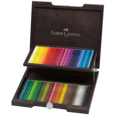 Faber-Castell Polychromos színes ceruza 72db extrák, fa kazettában