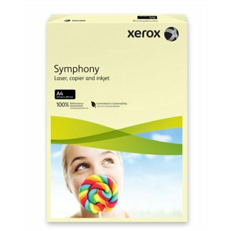 Másolópapír, színes, A4, 160 g, XEROX "Symphony", csontszín (pasztell)