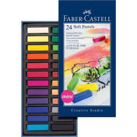  Faber-Castell Creative Studio porpasztell 24db-os félhosszúságú