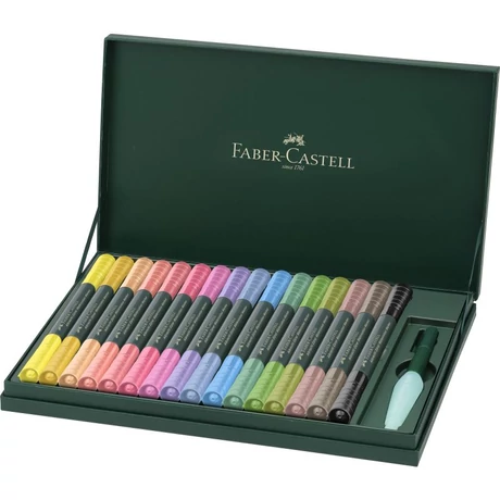 Faber-Castell akvarell 16 filccel és tartozékokkal