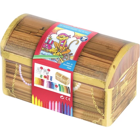 Faber-Castell filctoll készlet "Connector" 33db-os + kiegészítők KINCSESLÁDA